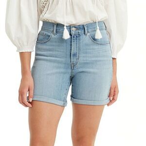 Levi's New Mid-Rise Mid-Length Jean Shorts